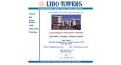Desktop Screenshot of lidotowers.com